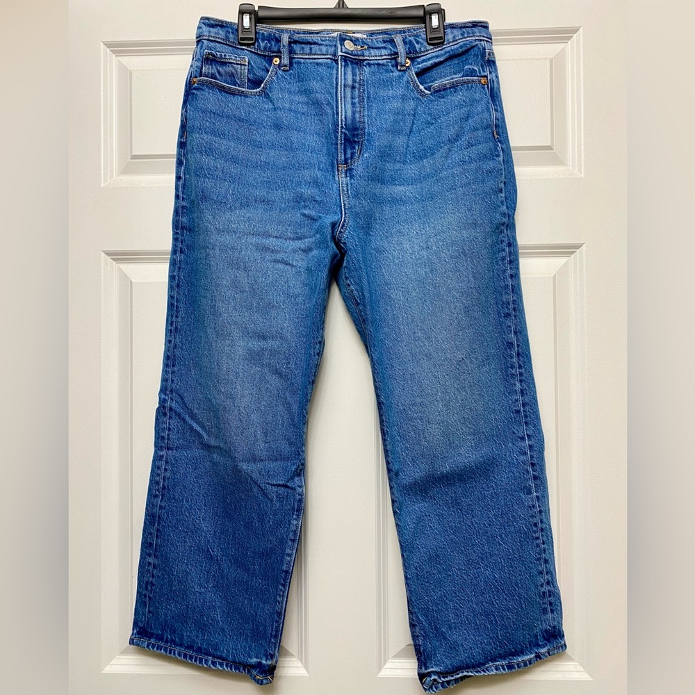 Loft The Straight Jeans Petite 32 14 - Picture 2 of 5